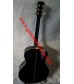 Chibson j 200 acoustic guitar all solid wood-black 